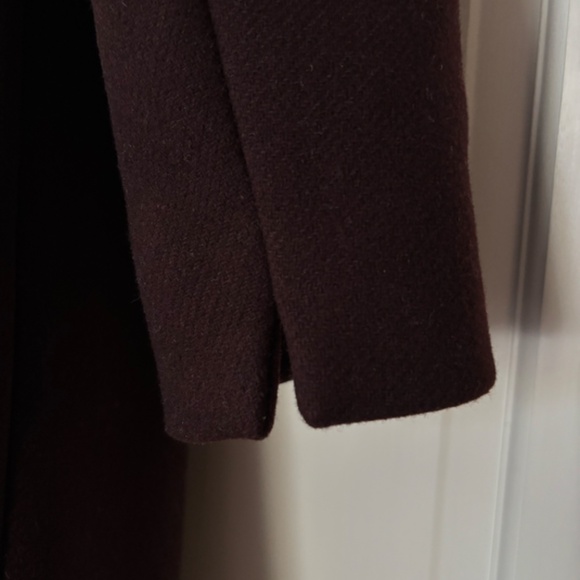 REISS Marcie Wool Coat in Plum Berry NWT US4 UK8 - Picture 9 of 16